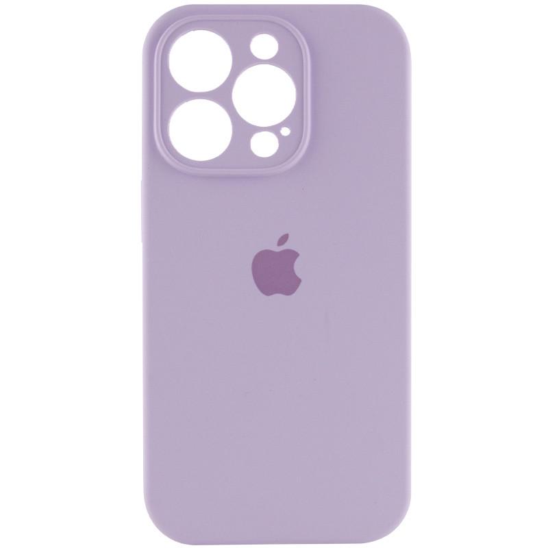 Чохол Silicone Case Full Camera Protective (AA) для Apple iPhone 15 Pro Max (6.7") Бузковий | Lilac