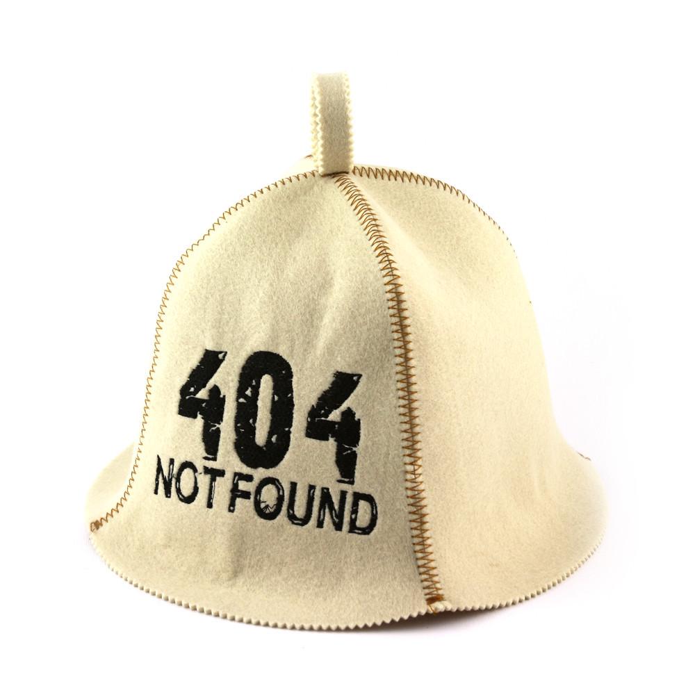 Банная шапка Luxyart "404 Not Found" искусственный фетр Белый (LA-330)