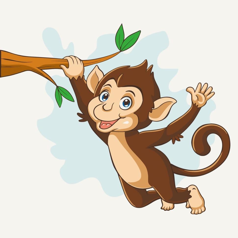 Картина по номерам ART CRAFT Обезьяна 30x30 см Разноцветный (PM-194-K-911)