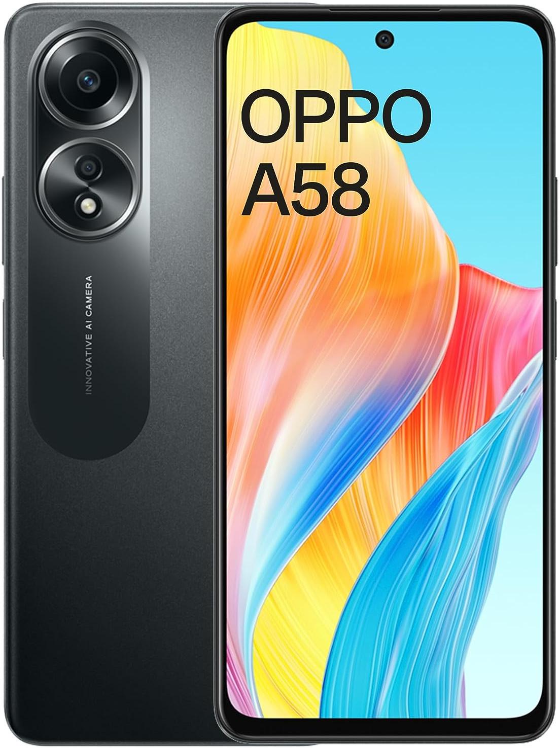 Смартфон OPPO A58 8/128 Black (48144)