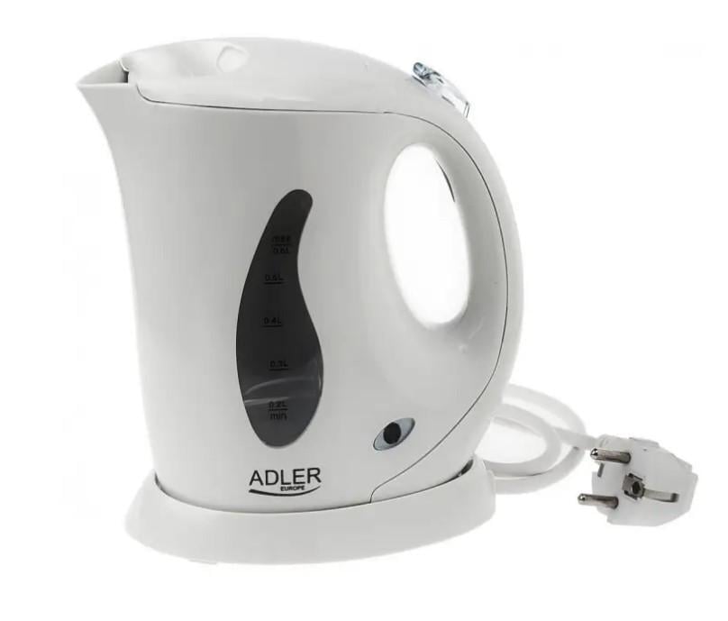 Чайник електричний Adler AD-02 0,6 л White (114232) Чайник електричний Adler AD-02 0,6 л White (114232)