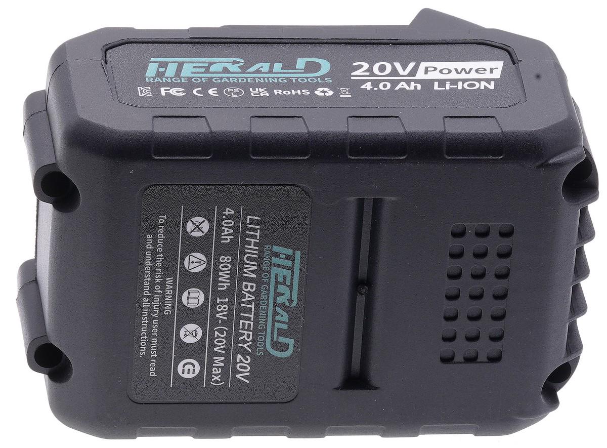 Аккумулятор для беспроводного инструмента Herald Li-ion 20V 2,0Ah (шур876) - фото 5