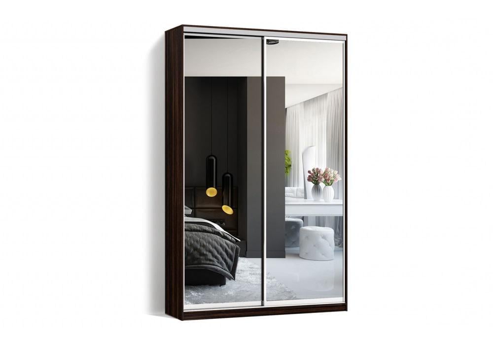 Шафа-купе Luхe 2 двері Дзеркало/Дзеркало CLS-II 1300х2200х600 мм Венге магія (10934)