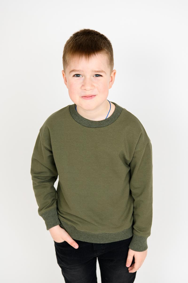 Світшот для хлопчиха 128 см Хакі (V-841170-128х)