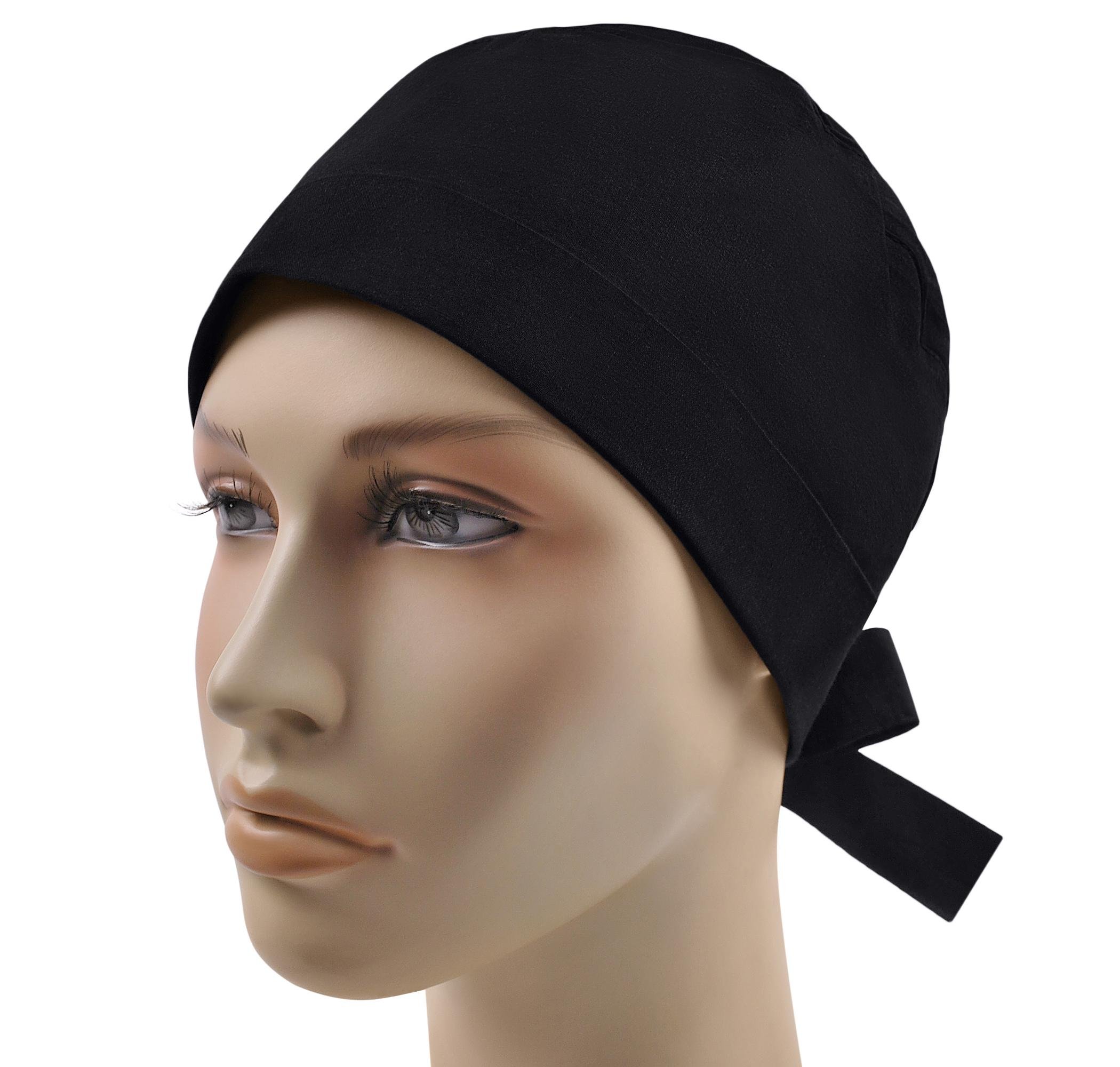 Шапочка медицинская женская SSC универсальная Черный (pixie038) - фото 5