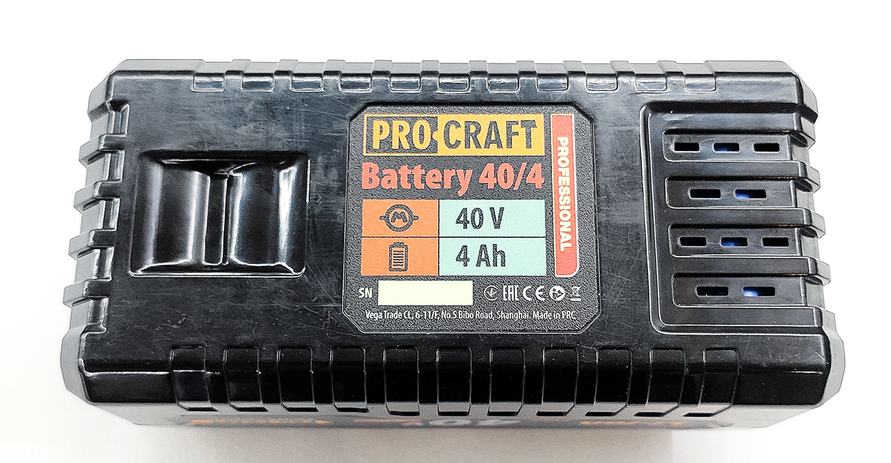 Акумуляторна батарея для акумуляторної пилки Procraft PKA-40Li/Rupez RCS-40Li 40 V 4Ah (1668095244) - фото 7