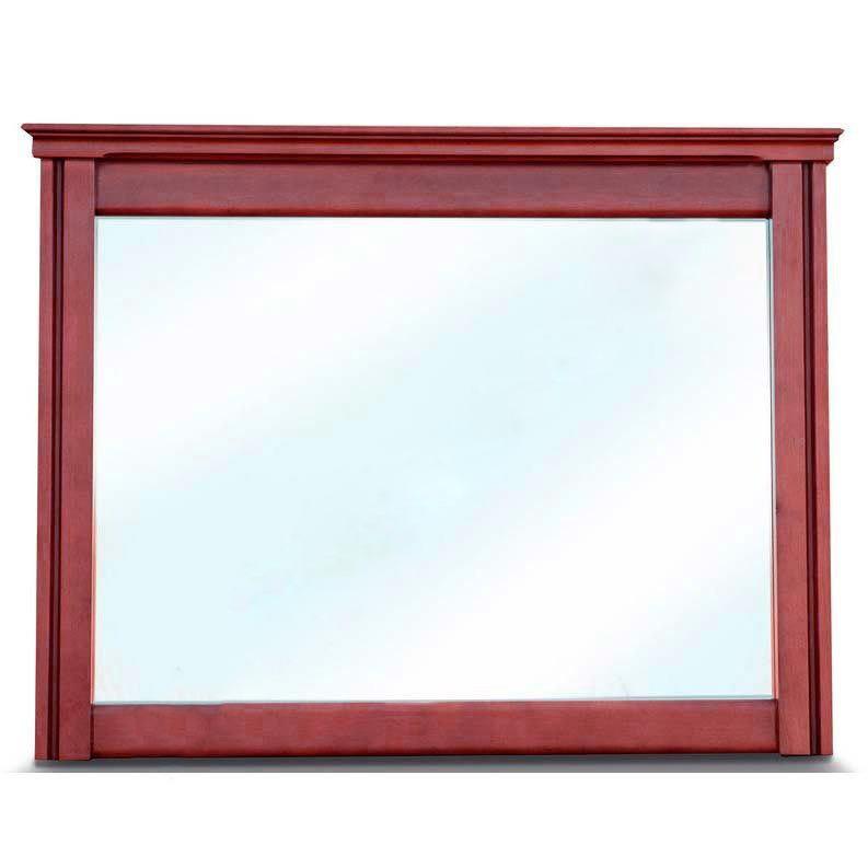 Настенное зеркало Мікс Меблі натуральное дерево Маргарита Каштан