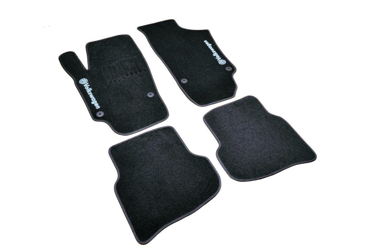 Коврики автомобильные ворсовые AVTO-Gumm для Volkswagen Polo Sedan 2010- Черный (1398312987)
