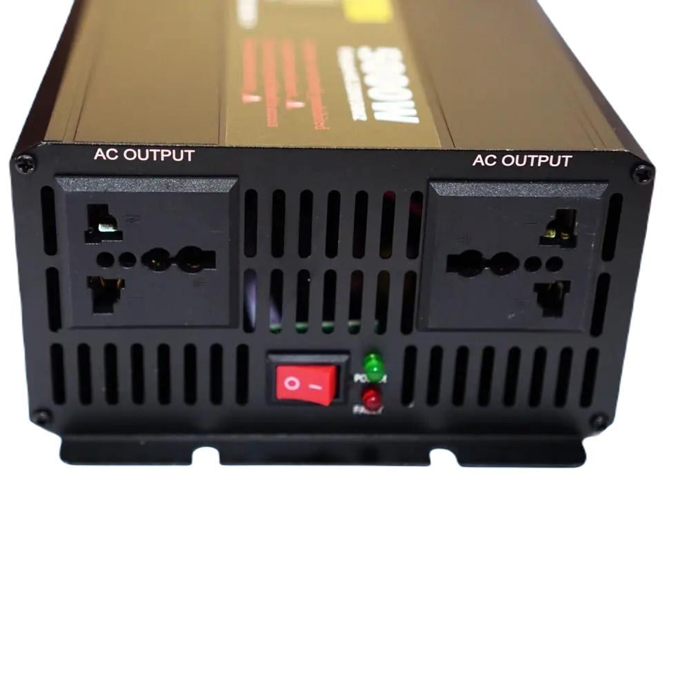 Преобразователь напряжения Eryuan 5000 W LCD DC/AC 12-220 V с чистой синусоидой и вольтметром Black (2024911630) - фото 4 Преобразователь напряжения Eryuan 5000 W LCD DC/AC 12-220 V с чистой синусоидой и вольтметром Black (2024911630) - фото 4