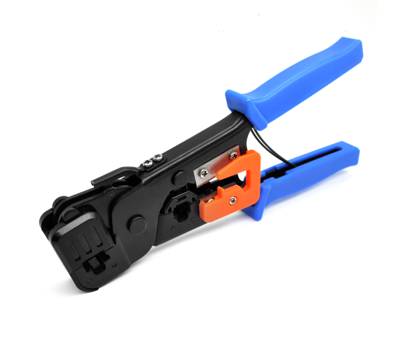 Инструмент для обжимки RJ45 и RJ12/11 Merlion SK- 268E Blue (SK-268E)