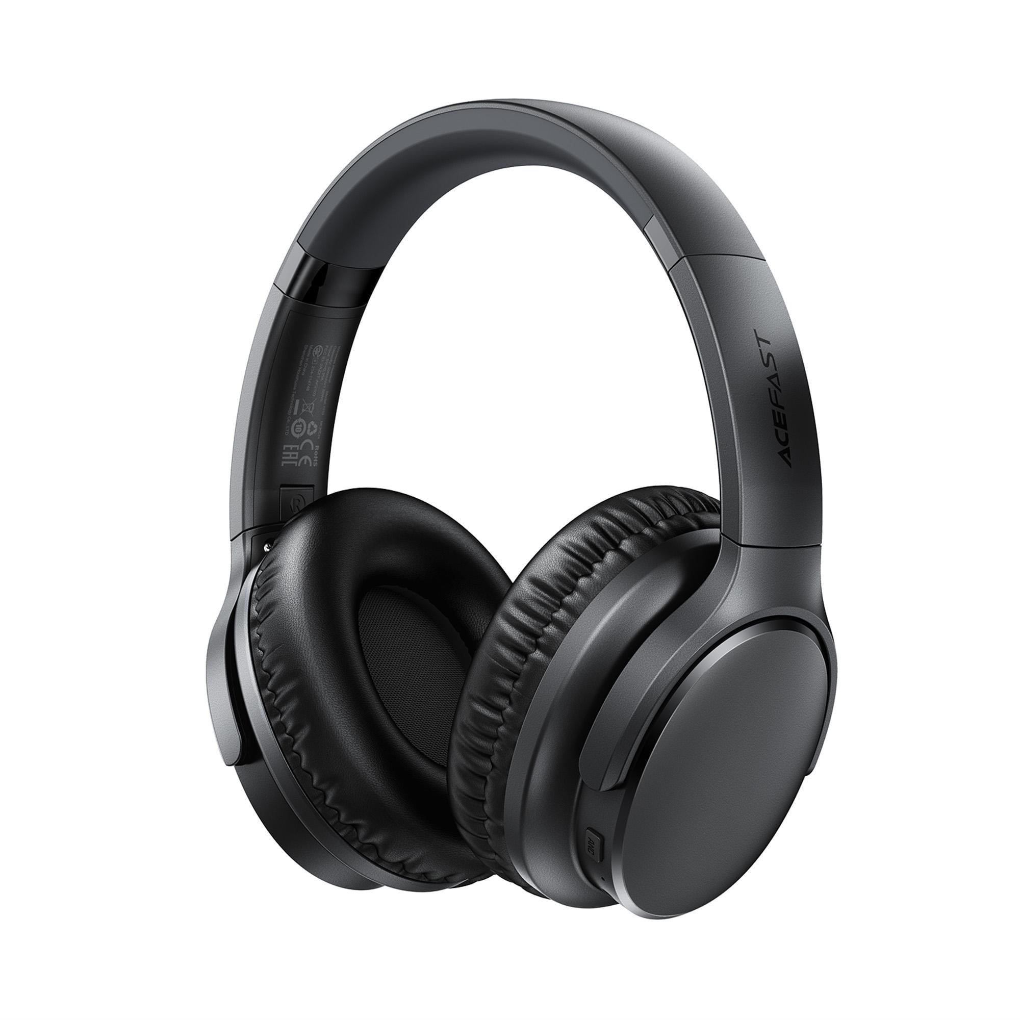 Беспроводные накладные наушники Acefast H10 wireless headset Black (6974316284932)