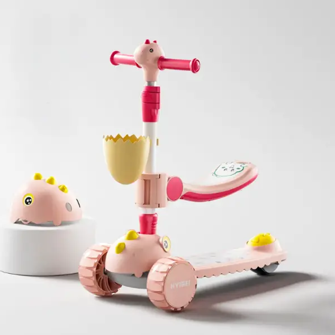 Самокат детский CITY LINE 6in1 K2 + helmet Розовый