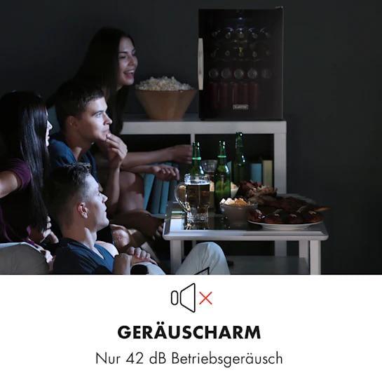 Холодильник-вітрина KLARSTEIN Beersafe XL Onyx скляні двері 60 л Чорний (10032871) - фото 7