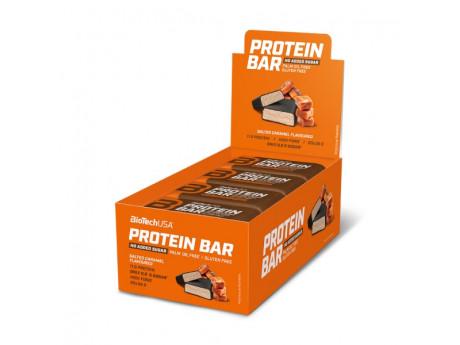 Упаковка батончиків Protein Bar Biotech USA 20 шт. по 35 г вкус соленая карамель (40102K)