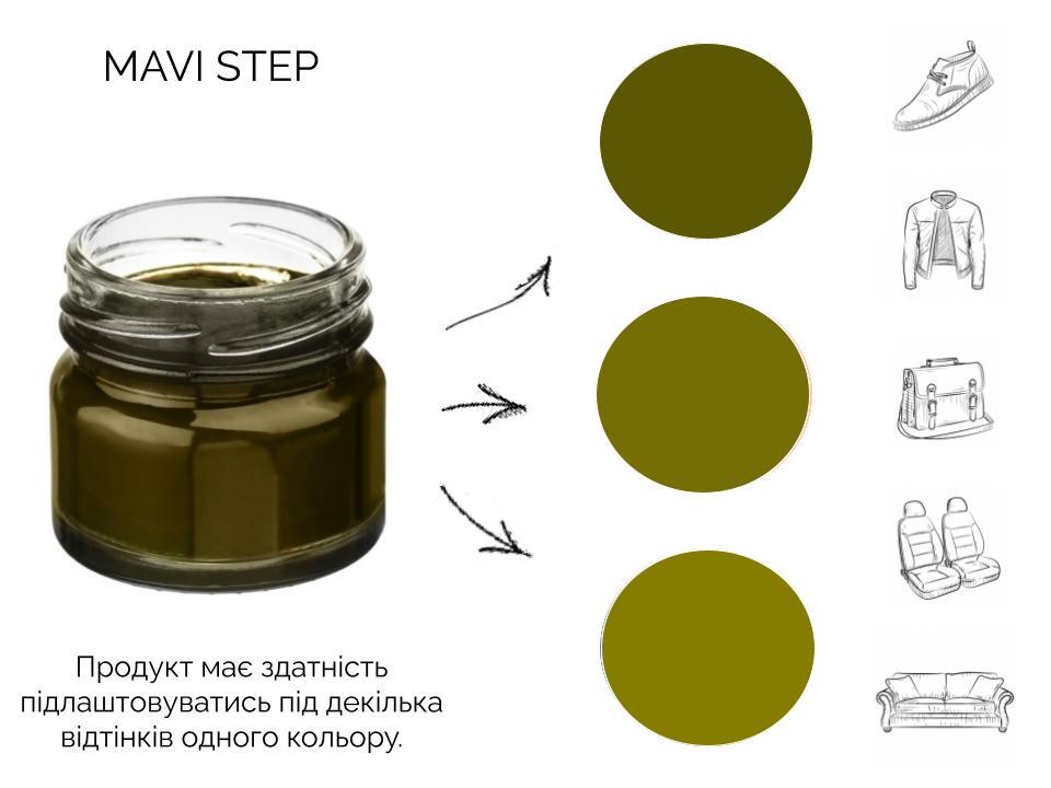 Крем для взуття та шкіри Mavi Step Creme de Beaute 25 мл Оливковий (C01/134/025) - фото 3