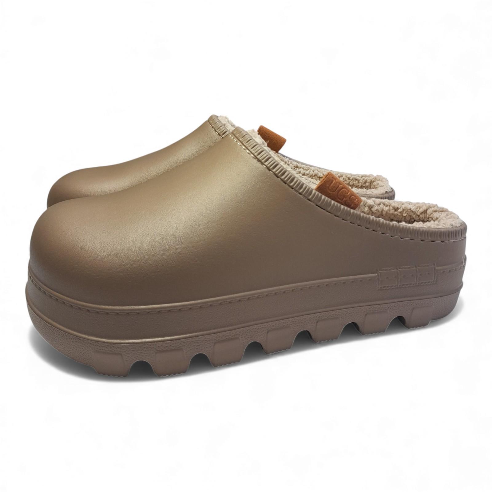 Сабо женские утепленные GIPANIS р. 39 25 см Темно-бежевый (2819829754) - фото 3