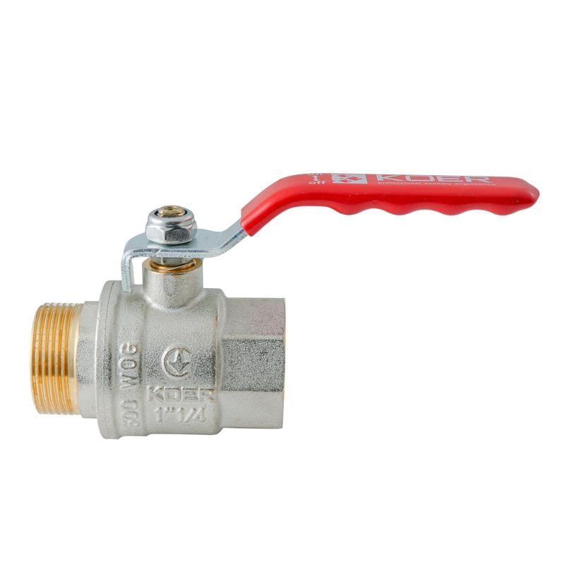 Кран шаровый ГШВ KOER Extreme KE.215-32 1 1/4" FM Красный (KR5753)