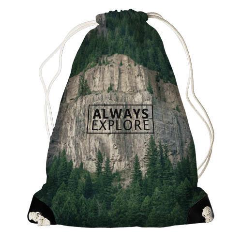 Рюкзак-мешок Presentville Always explorer (RM ORG002 BL)