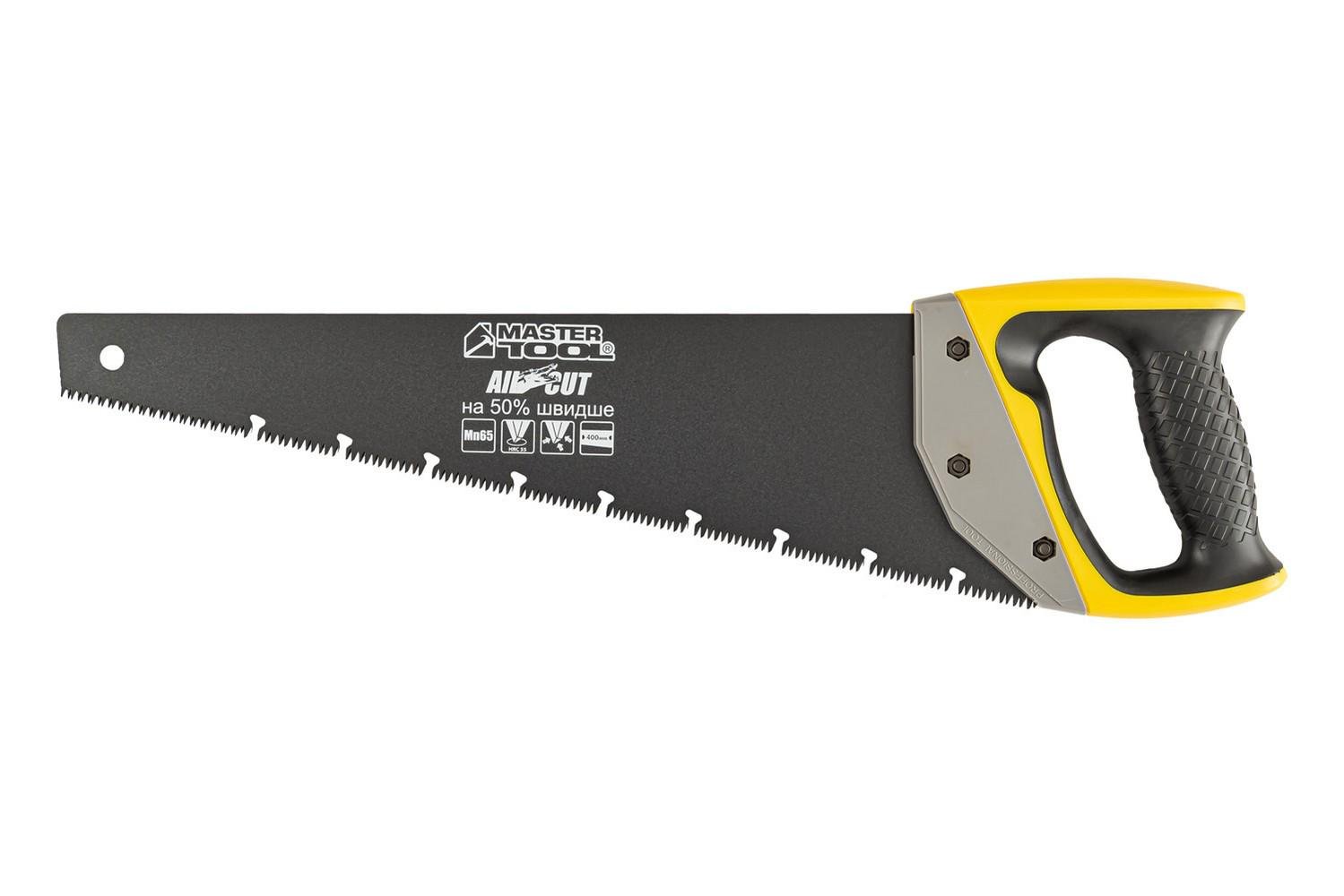 Ножівка столярна MasterTool BLACK ALLIGATOR 400 мм 9 TPI Max cut (14-2440) Ножівка столярна MasterTool BLACK ALLIGATOR 400 мм 9 TPI Max cut (14-2440)