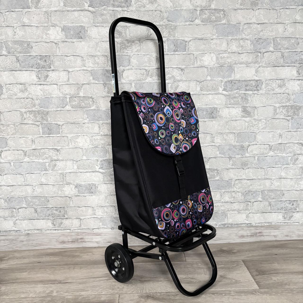 Хозяйственная тележка с сумкой Міць Черный (2847908265) Хозяйственная тележка с сумкой Міць Черный (2847908265)