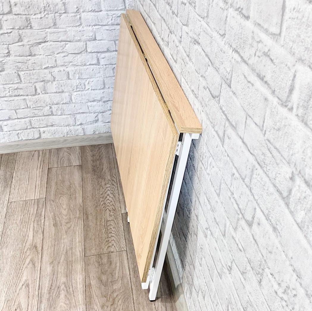 Стол письменный раскладной Krei Компакт 1000х600х750 мм Дуб сонома/Белый (ГТ0002.755.03) - фото 2