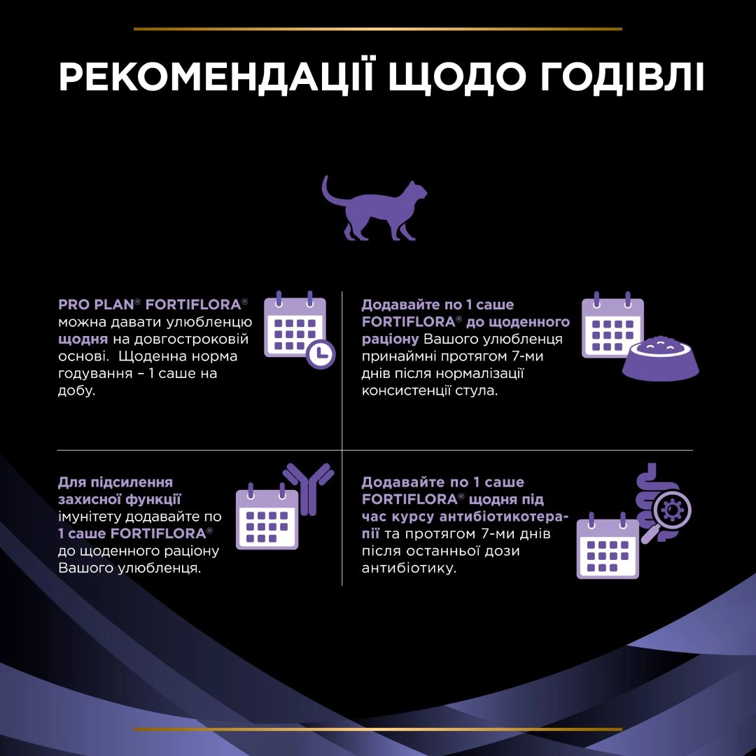 Пробіотик для дорослих котів і кошенят Purina Pro Plan FortiFlora для здорового травлення та зміцнення імунітету - фото 7