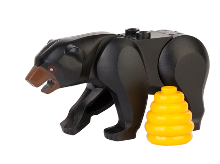 Фігурка Чорний ведмідь з вуликом Чорний (1833358468)