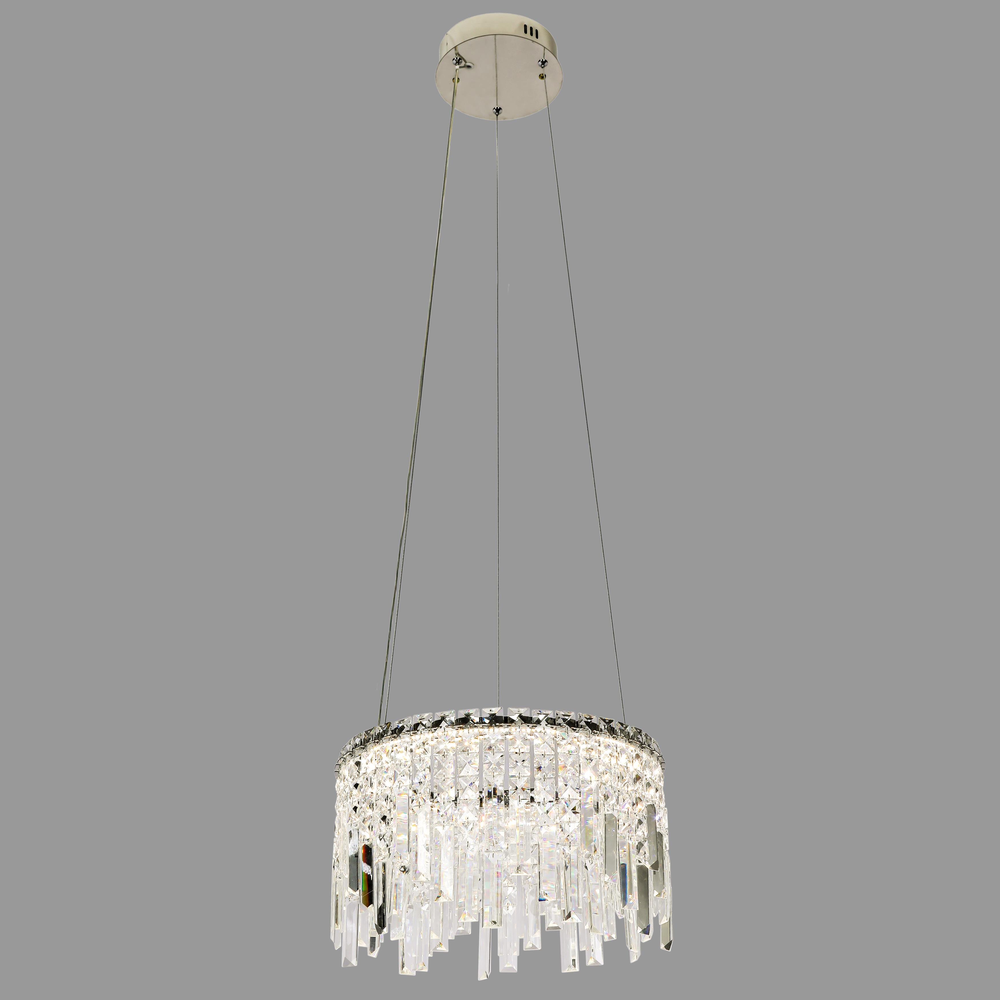 Люстра CRYSTAL арт-деко Серебряный/Хром (802-L39030 (400) CH) Люстра CRYSTAL арт-деко Серебряный/Хром (802-L39030 (400) CH)