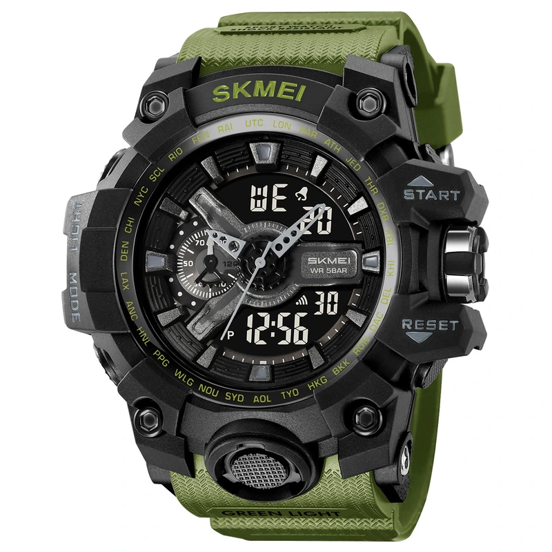 Наручний годинник Skmei 2396AG Army Green