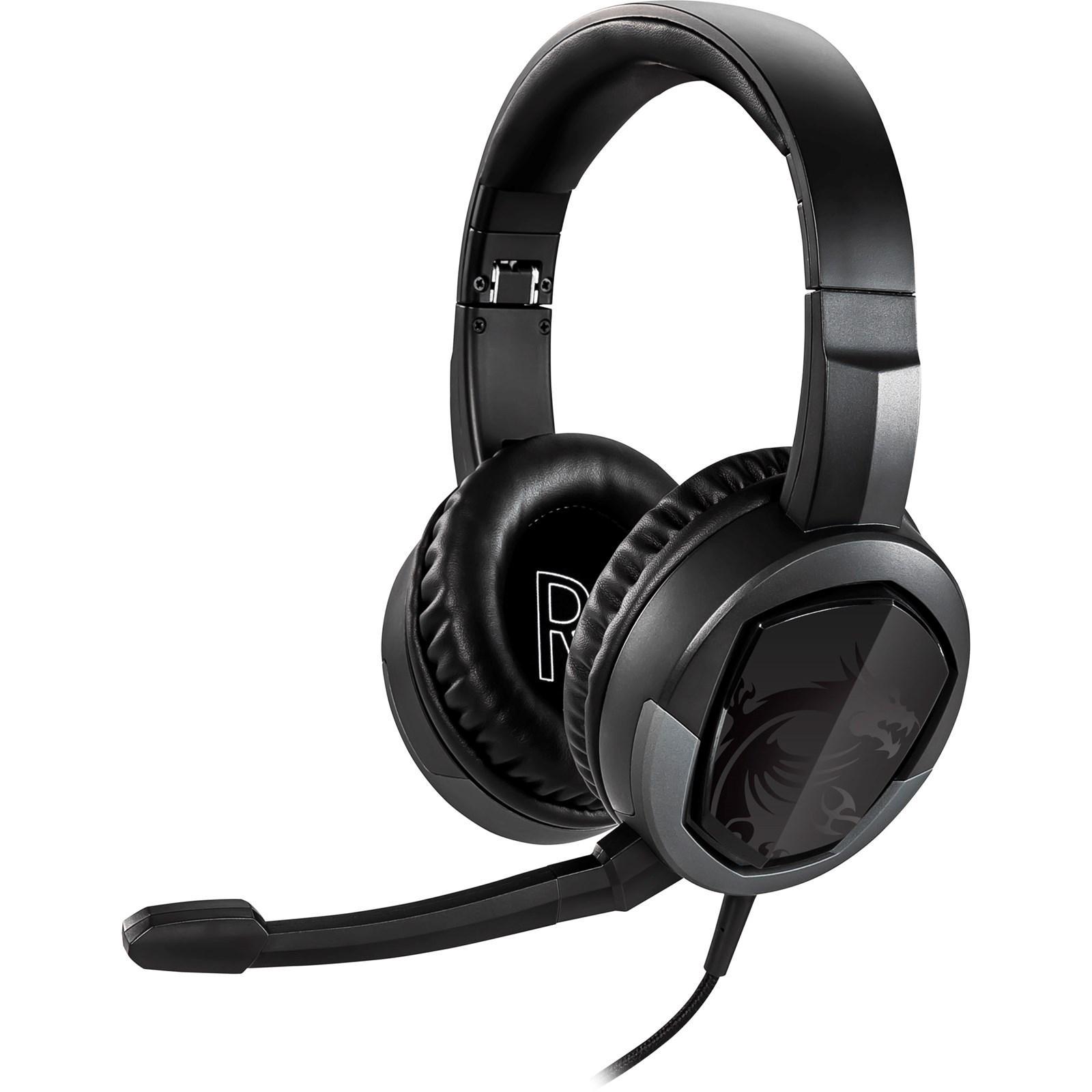 Гарнитура игровая MSI Immerse GH30 Stereo Over-ear Gaming Headset V2 (21765833)