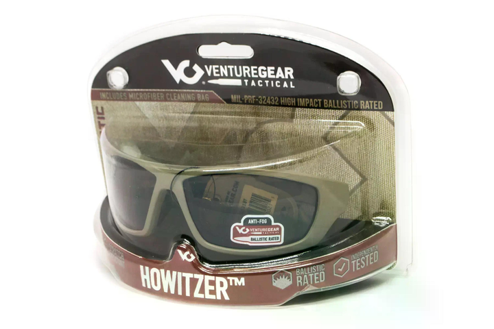 Окуляри захисні Venture Gear Tactical UV400 полікарбонат антифог покриття/балістичні лінзи Коричнево-пісочний (VGST1318T) - фото 4 Окуляри захисні Venture Gear Tactical UV400 полікарбонат антифог покриття/балістичні лінзи Коричнево-пісочний (VGST1318T) - фото 4