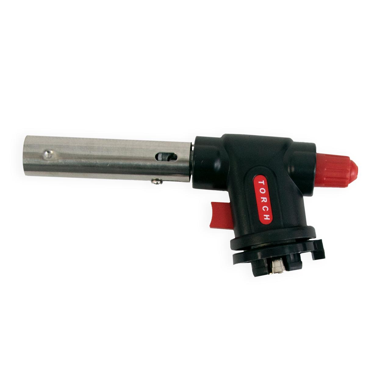 Газовий пальник з п'єзопідпалом Multi Purpose Torch № 504С Чорно-червоний (1009521-Black)