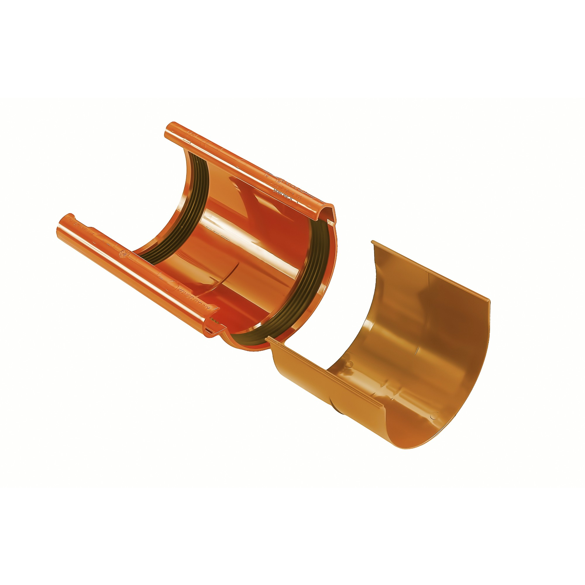 З'єднувач ринви PROFIL 130 система Цегляний - фото 3 З'єднувач ринви PROFIL 130 система Цегляний - фото 3