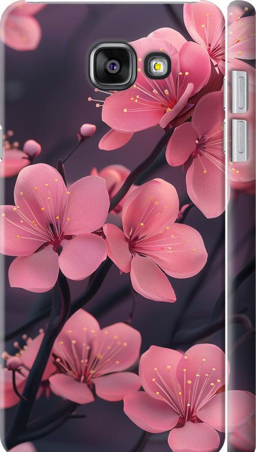 Чехол на Samsung Galaxy A7 (2016) A710F Пурпурная сакура (6075m-121-42517)