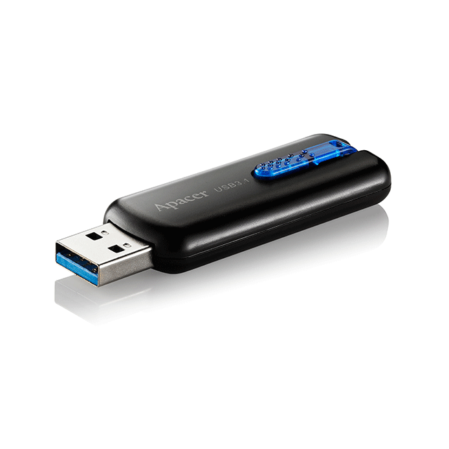 Флешка Apacer AH354 USB 3.1 16 GB Чорний (AP16GAH354B-1) - фото 3