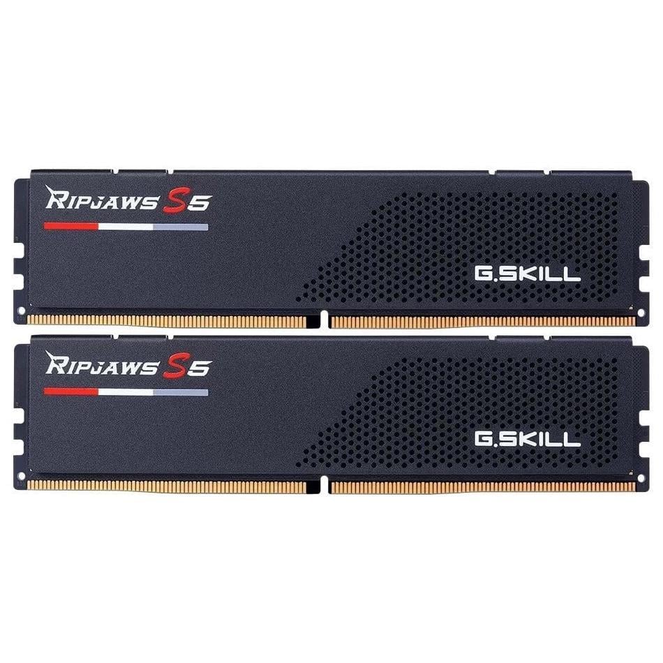 Оперативна пам'ять G.Skill Ripjaws S5 32 Гб Kit DDR5 6000 MHz CL32 Black (F5-6000J3238F16GX2-RS5K)