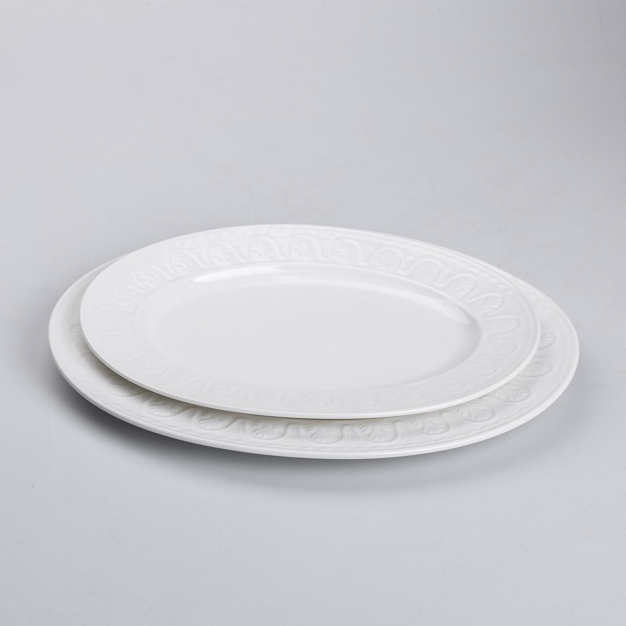 Столовий сервіз керамічний на 6 персон 39 предметів Білий - фото 6