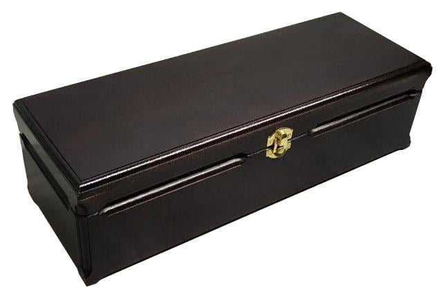 Шкатулка деревянная удлиненная 38x13 см (00166)