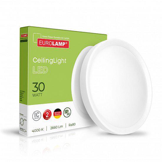Светильник накладной LED Eurolamp Easy click круглый 30W 4000K (18821778) Светильник накладной LED Eurolamp Easy click круглый 30W 4000K (18821778)