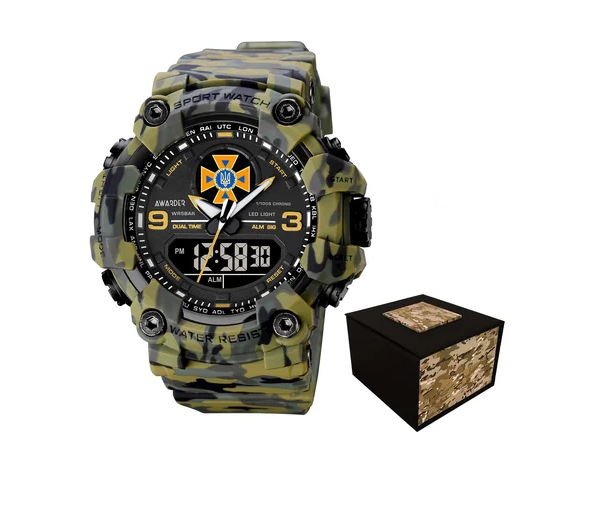 Наручные часы Awarder 001 ДСНС Camo Green Наручные часы Awarder 001 ДСНС Camo Green