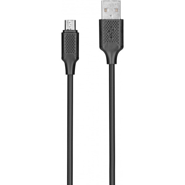 Кабель KIT USB 2.0 to Micro USB 1 м Black (KITS-W-002) - фото 2