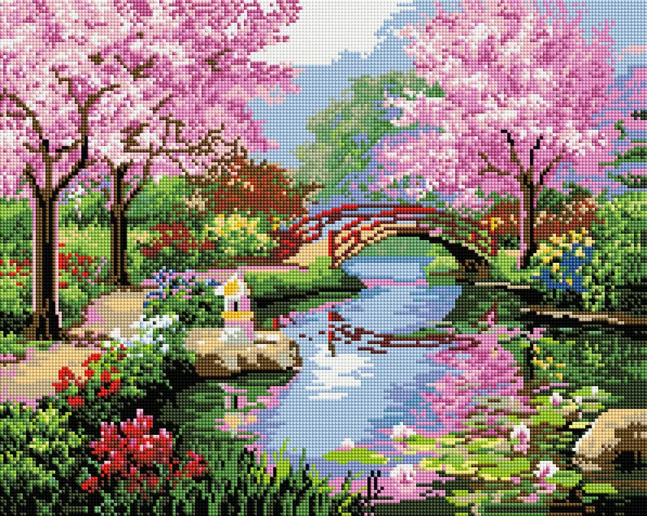 Алмазная мозаика ColorArt Волшебный пейзаж 40х50 см (SP023)