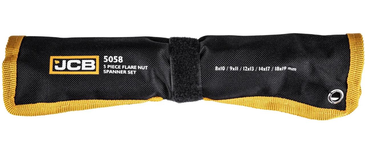 Набір розрізних ключів в чохлі JCB Tools 5058P 5 од. (JCB-5058) - фото 4