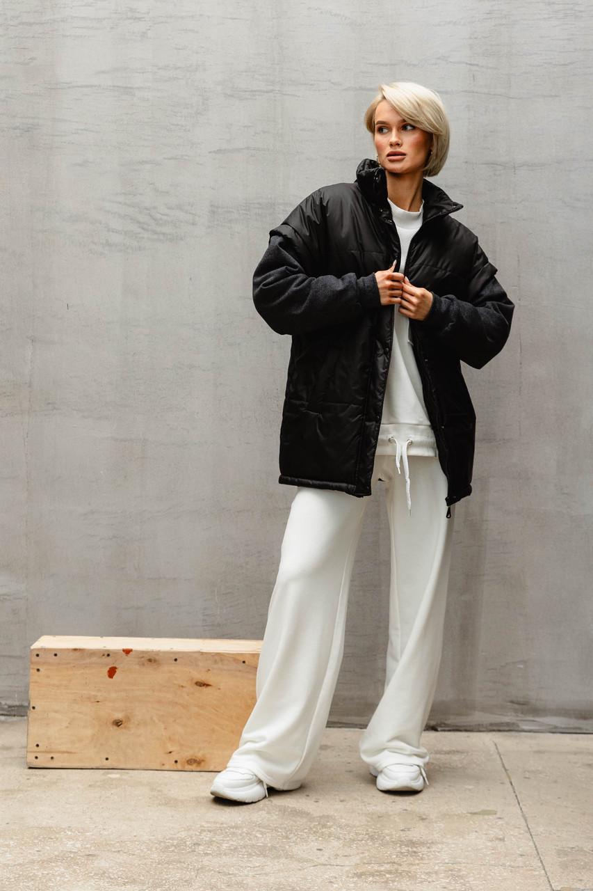 Куртка-жилет женский L-XL Черный (2738618403) - фото 6 Куртка-жилет женский L-XL Черный (2738618403) - фото 6