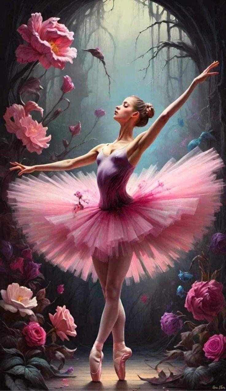 Алмазная мозаика ColorArt Балерина TP905 30х50 см Алмазная мозаика ColorArt Балерина TP905 30х50 см