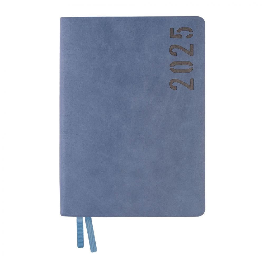 Дневник датированный 2025 Leo Planner Agenda A5 368 стр. Голубой (252549)