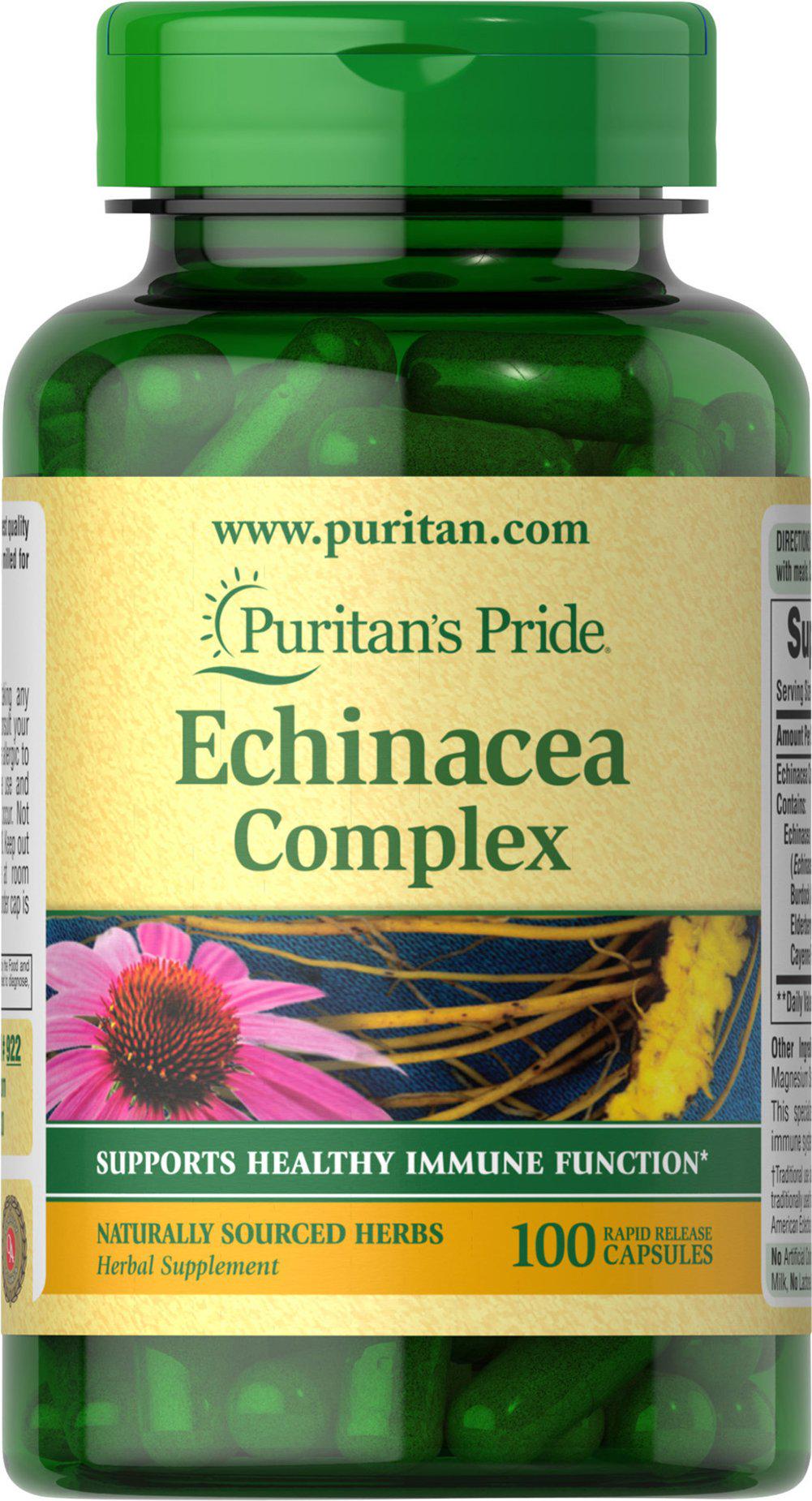Эхинацея Puritan's Pride Echinacea Complex 100 Caps