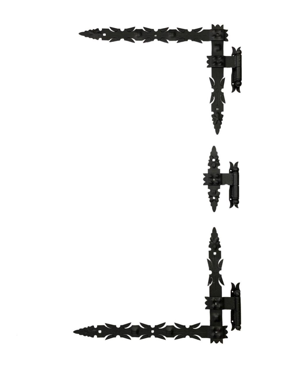 Петли под ковку 460х620 мм 3 шт. Черный (250016)