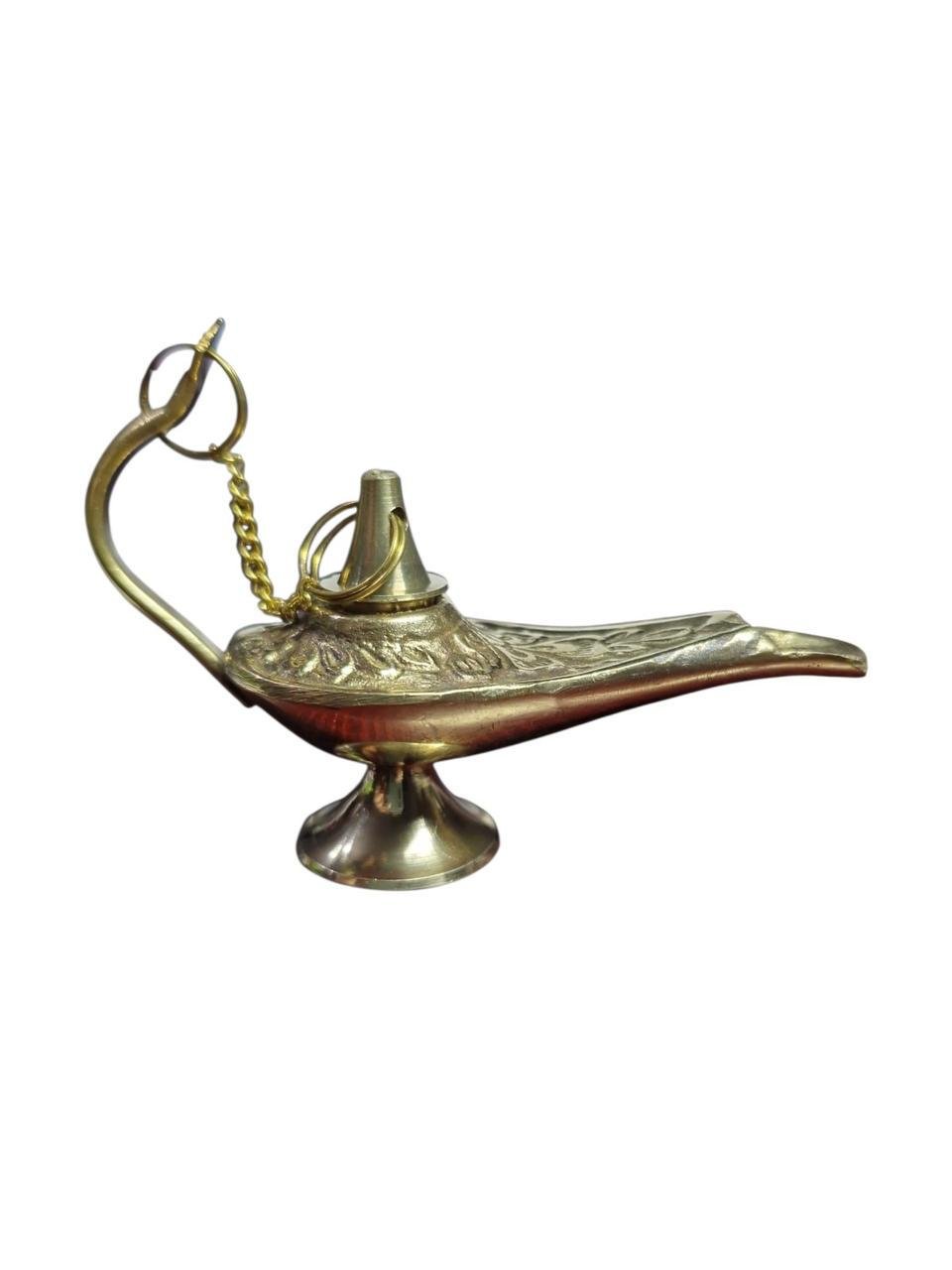 Лампа Алладина 8,5х4,5х3 см Золотистый Лампа Алладина 8,5х4,5х3 см Золотистый