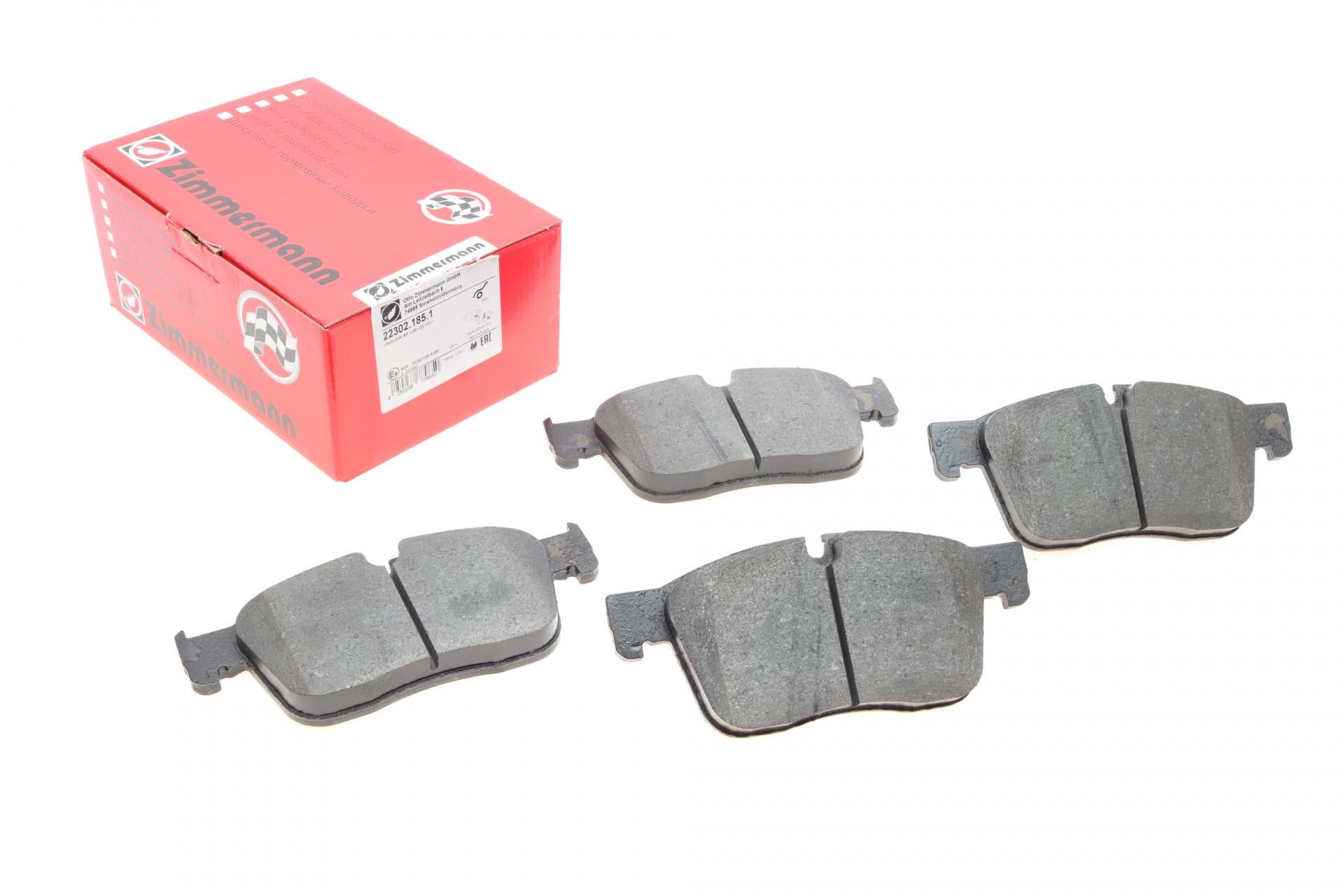 Колодки тормозные передние ZIMMERMANN Land Rover Range Rover Velar 2.0/3.0 17- (22302.185.1 ZIMMERMANN)